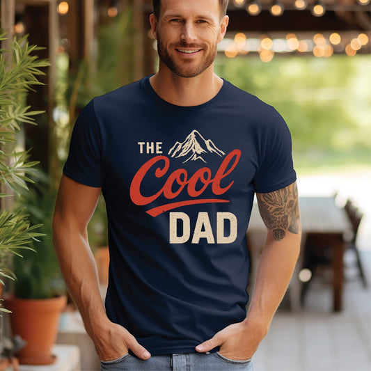 The Cool Dad Navy Unisex Graphic Tee
