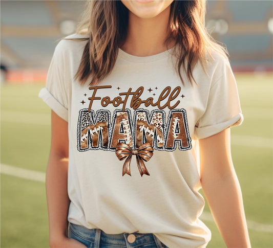 Football Mama- Unisex Graphic Comfort Color Tee