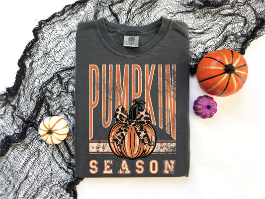 Pumpkin Season - Pepper Comfort Color Unisex Graphic Tee