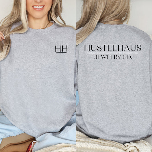 Hustlehaus Jewelry and Co. Grey Sweatshirt