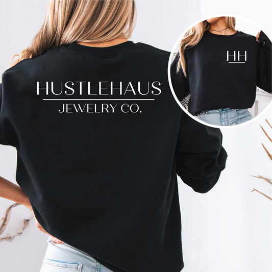 Hustlehaus Jewelry and Co. Black Sweatshirt