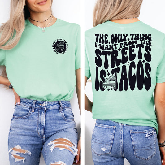 Street Tacos Mint Unisex Graphic Tee