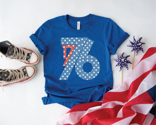 1776 Royal Blue Unisex Graphic Tee