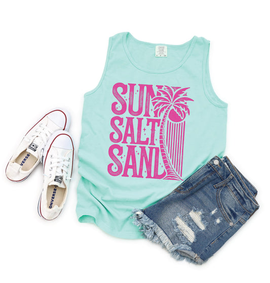 Sun Salt Sand - Unisex Comfort Color Graphic Tank