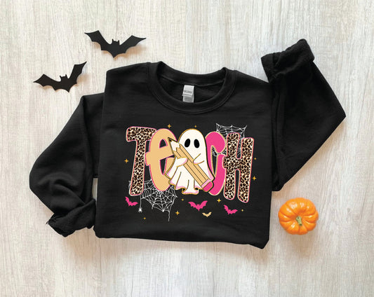 Teach Ghost- Unisex Graphic Sweater