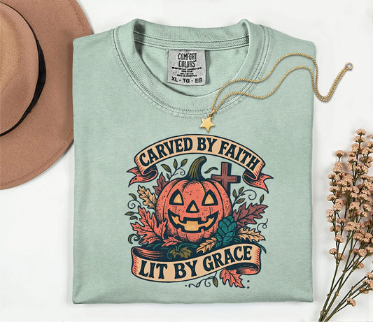 Carved By Grace- Comfort Color Unisex Graphic T-Shirt