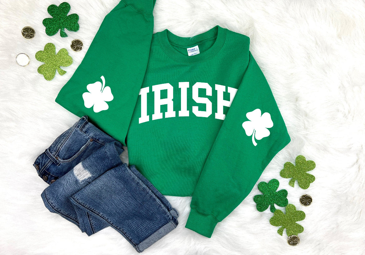 Irish With Shamrock Sleeves