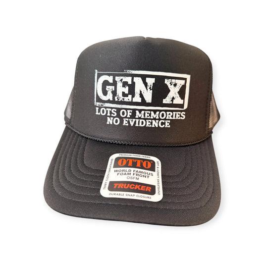 Gen X Lots of Memories - UNISEX TRUCKER HAT