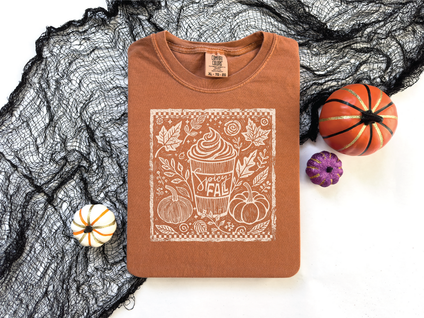 Spicy Fall - Yam Comfort Color Unisex Graphic Tee
