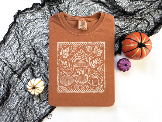 Spicy Fall - Yam Comfort Color Unisex Graphic Tee