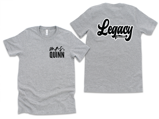 Legacy Elementary- Teachers Name Front (please email names to southernroute817@gmail.com)