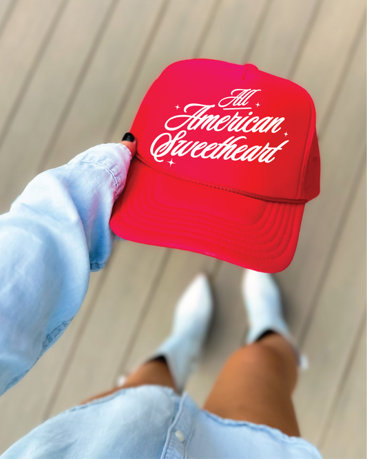 All American Sweetheart - UNISEX FOAM TRUCKER HAT