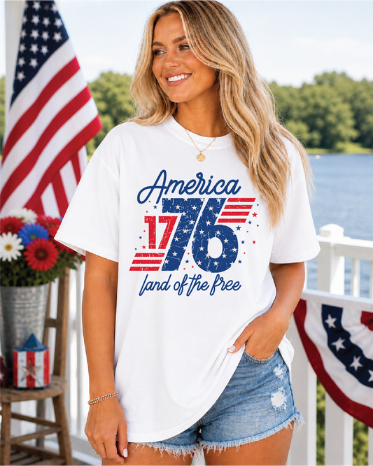 America 1776- Unisex Comfort Color Graphic Tee