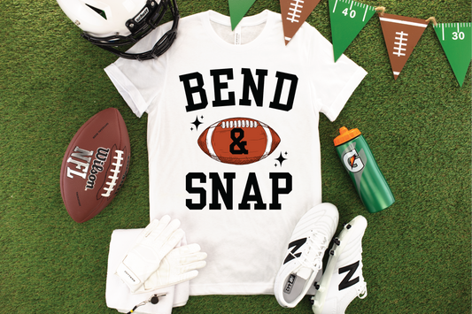Bend and Snap-White Comfort Color Unisex Graphic Tee