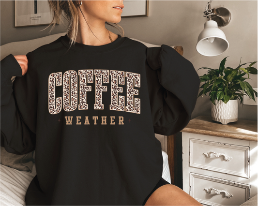 COFFEE WEATHER - UNISEX GRAPHIC SWEATSHIRT