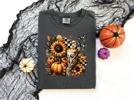 Fall Coffee - Comfort Color Unisex Graphic T-Shirt