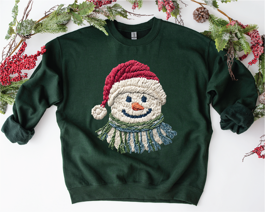 Faux Snowman Sweater - UNISEX GRAPHIC SWEATSHIRT
