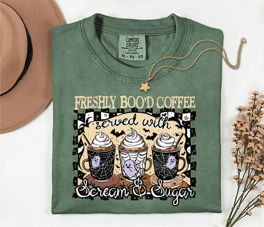 Freshly Booed- Comfort Color Unisex Graphic T-Shirt