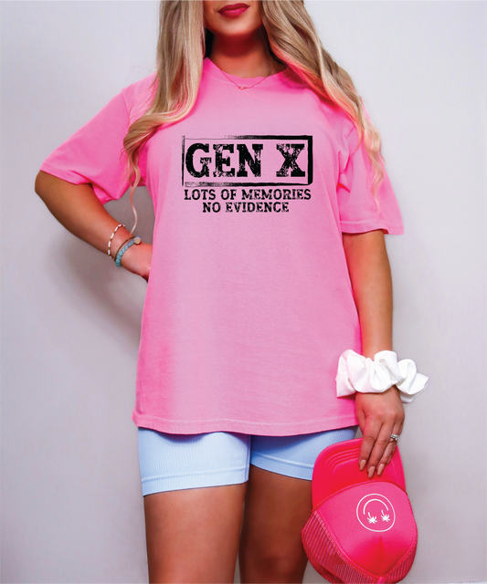 Gen X- Comfort Color Neon Pink UNISEX Tee
