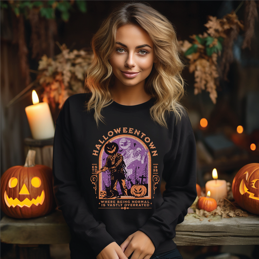 Halloween Town - Unisex Graphic Sweater
