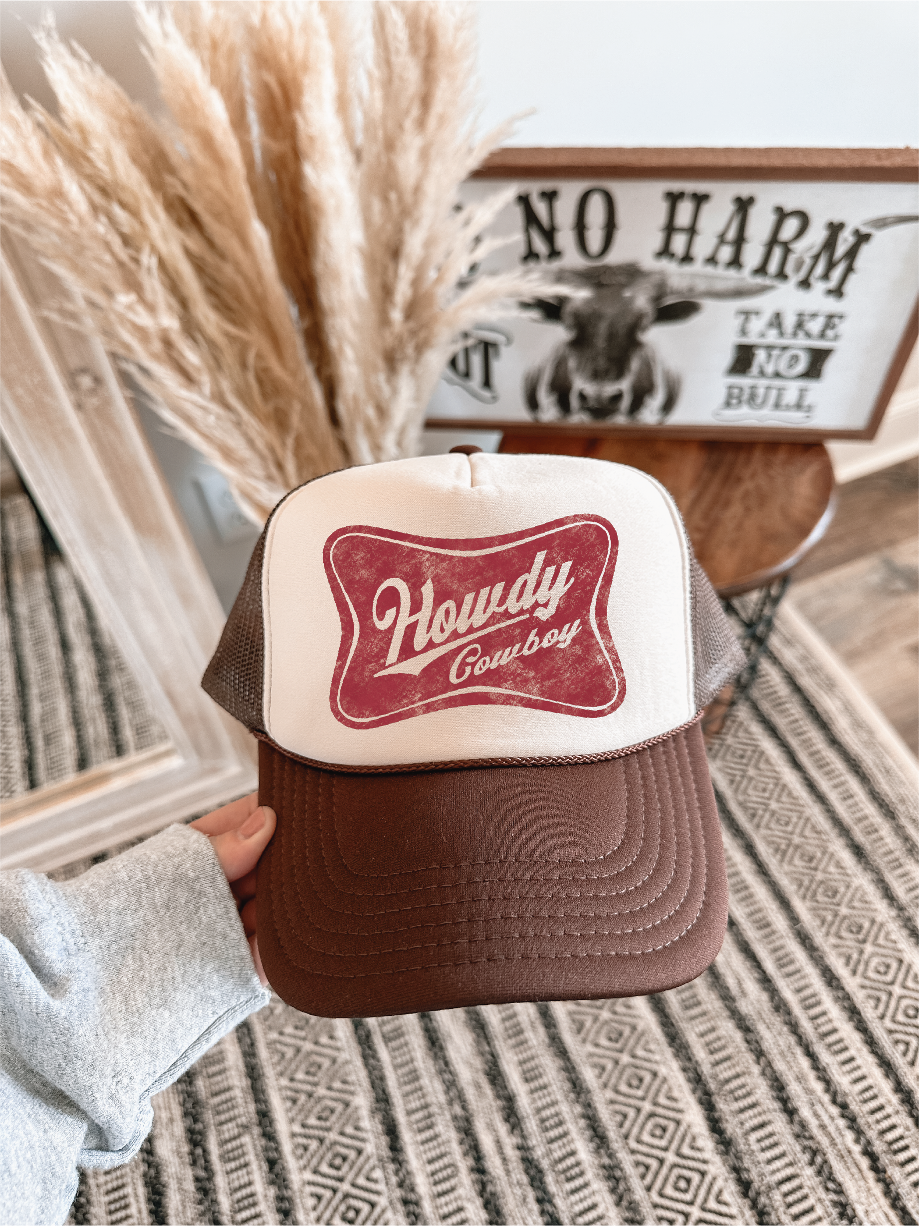 Howdy Cowboy Trucker Hat – Southern Route 817