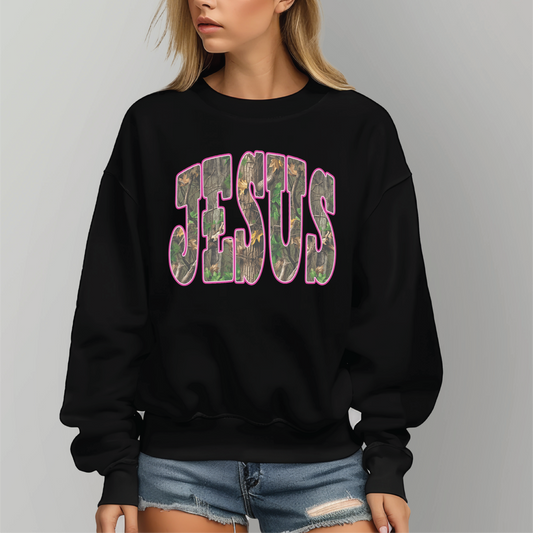Jesus Camo  - Unisex Graphic Sweater