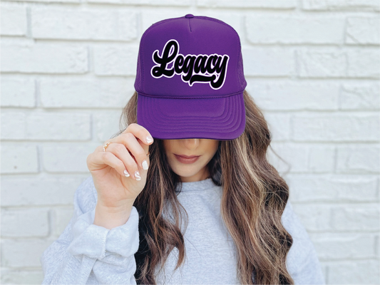 Legacy- Purple Unisex Foam Trucker Hat