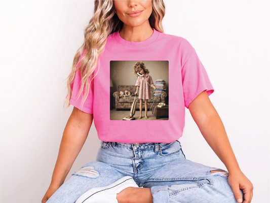 Motherhood- Comfort Color Neon Pink UNISEX Tee