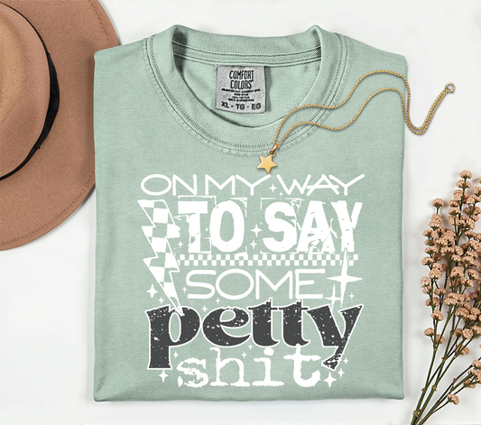 On My Way- Comfort Color Unisex Graphic T-Shirt