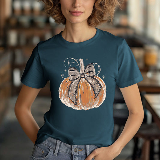 Pretty Pumpkin Bow