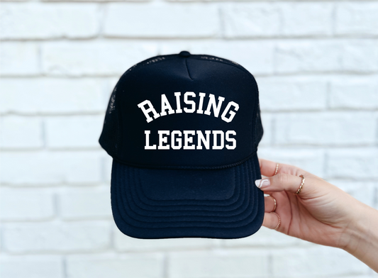 Raising Legends Black Trucker Hat