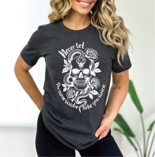 Same Snake Twice - Pepper Comfort Color Unisex Graphic Tee