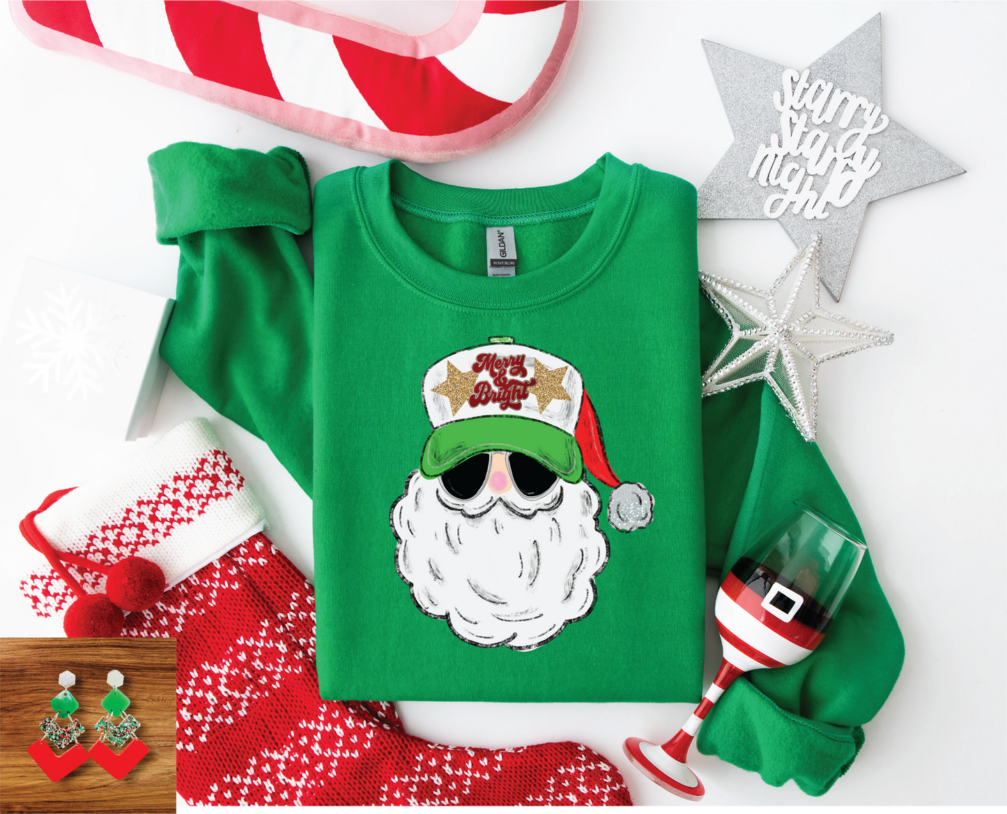 Merry and Bright Santa