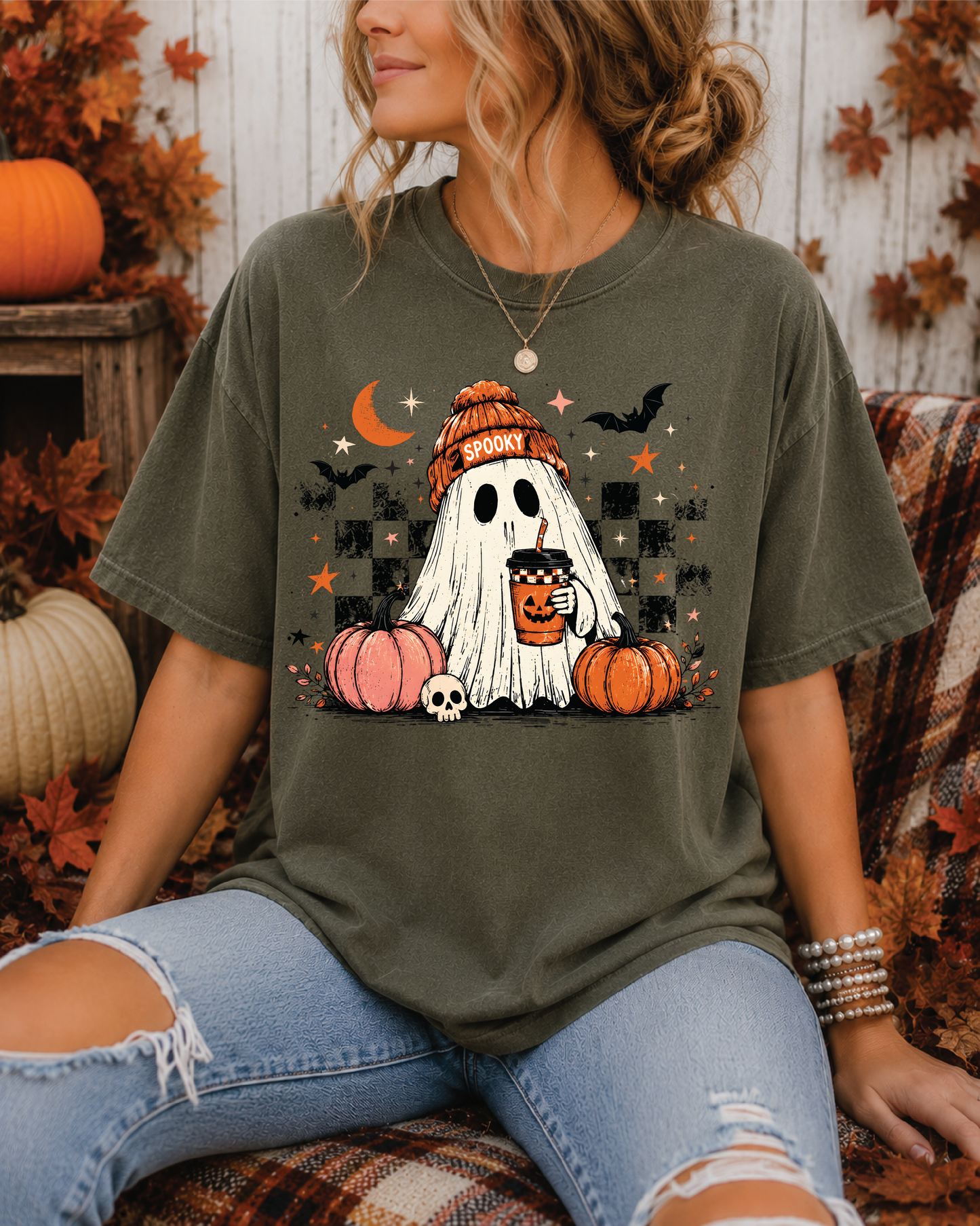Spooky Ghost - Unisex Graphic Tee