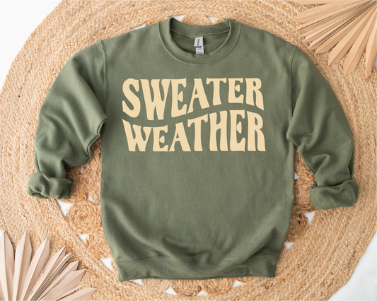 Sweater Weather- Unisex Graphic Sweater