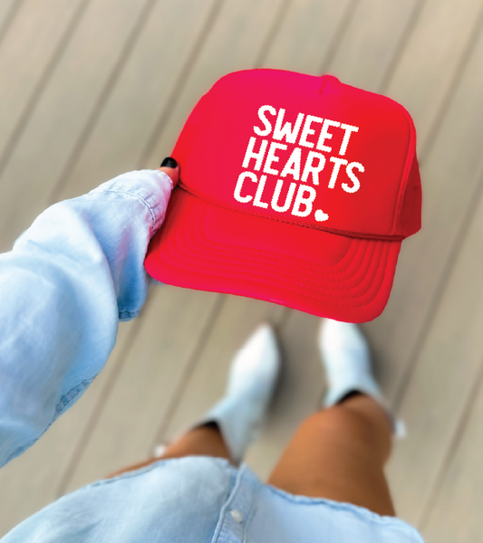 SWEET HEARTS CLUB. - UNISEX FOAM TRUCKER HAT